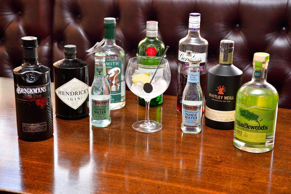 Decorative detail, Alcoholic drinks
