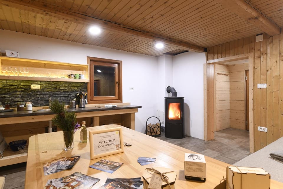 Night, Kitchen or kitchenette, Living room