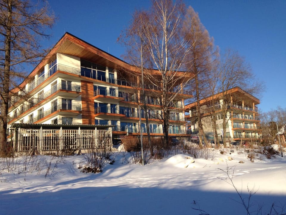 Property building, Off site, Winter, Time of day