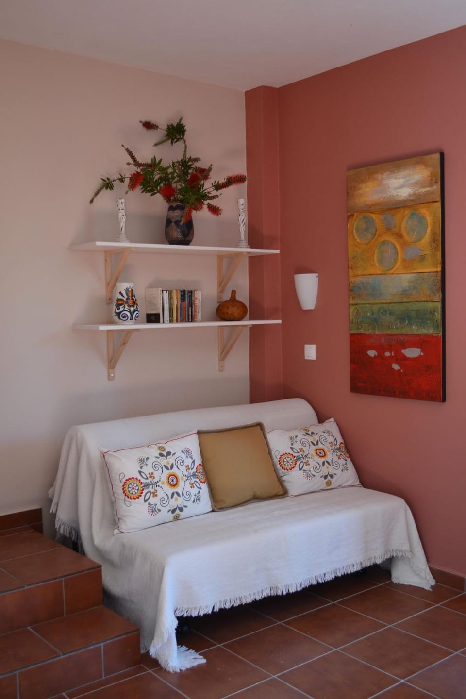 Bed, Living room