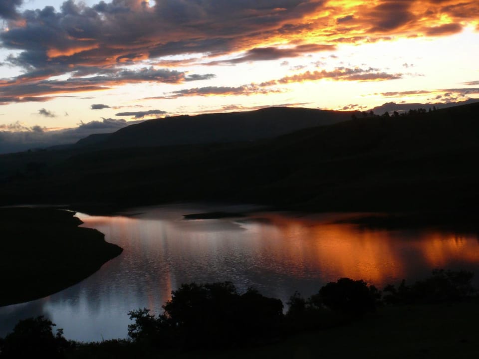 Lake view, Sunset