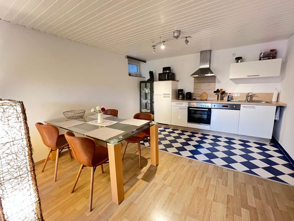 Kitchen or kitchenette, Dining area, dishwasher, stove