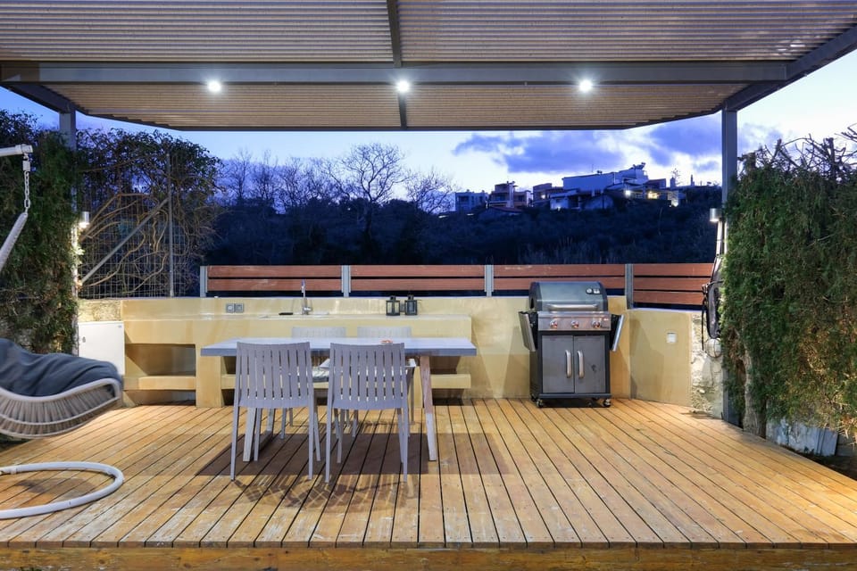 Glaros Casa Verde - Cozy flat with Garden near Beach House in Crete Region