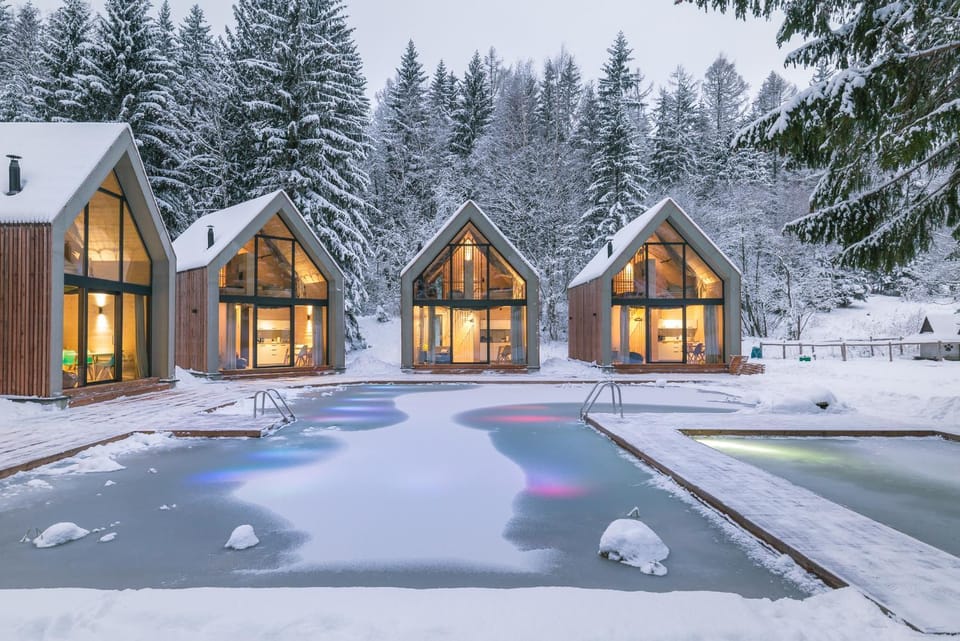 Property building, Day, Natural landscape, Winter