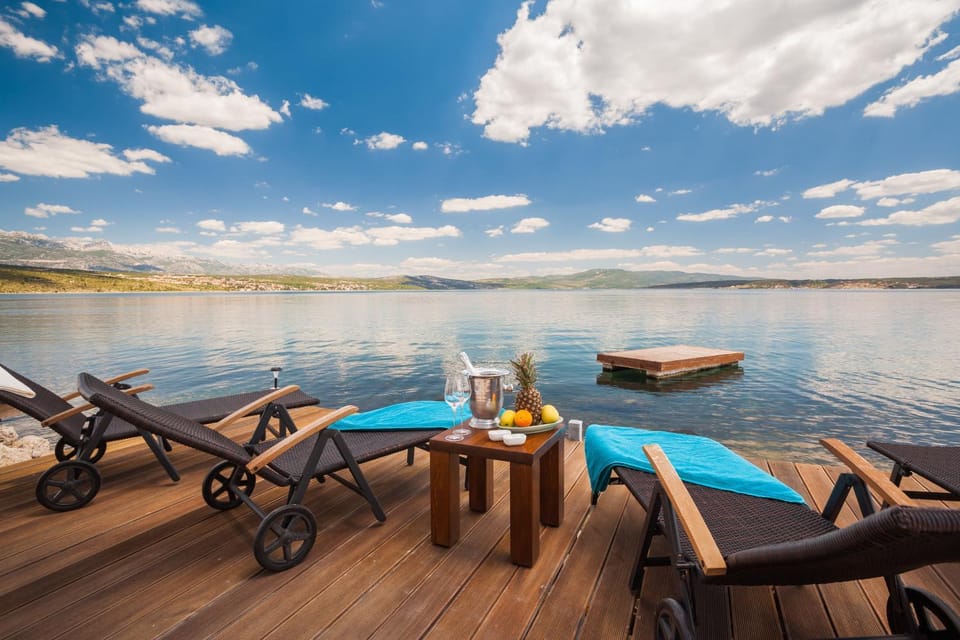 Natural landscape, Seating area, Beach, Mountain view, Sea view, sunbed