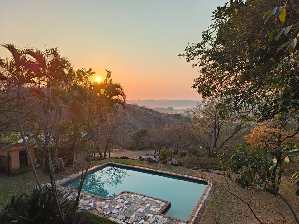 Mountain view, Pool view, Swimming pool, Sunrise