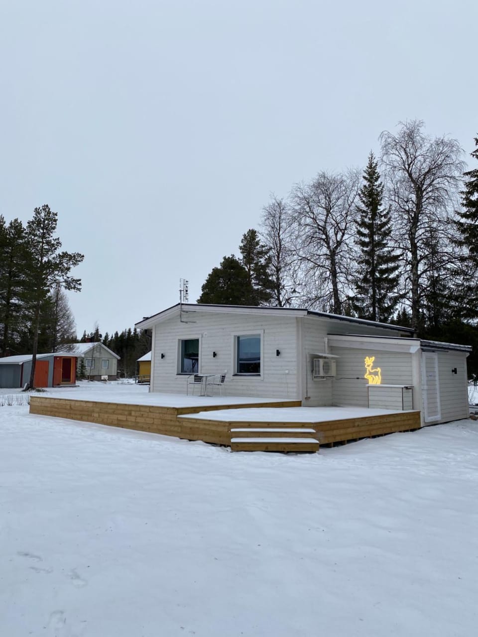 Modern Lapland Cottage with Outdoor Sauna & BBQ Hut House in Norrbotten County, Sweden