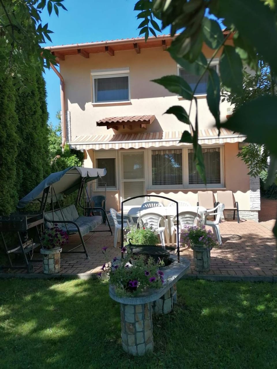Property building, Garden view