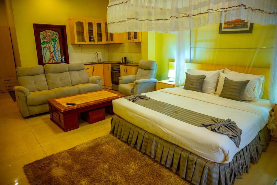 Living room, Bedroom