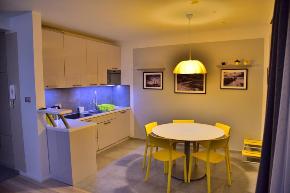 Kitchen or kitchenette, Dining area