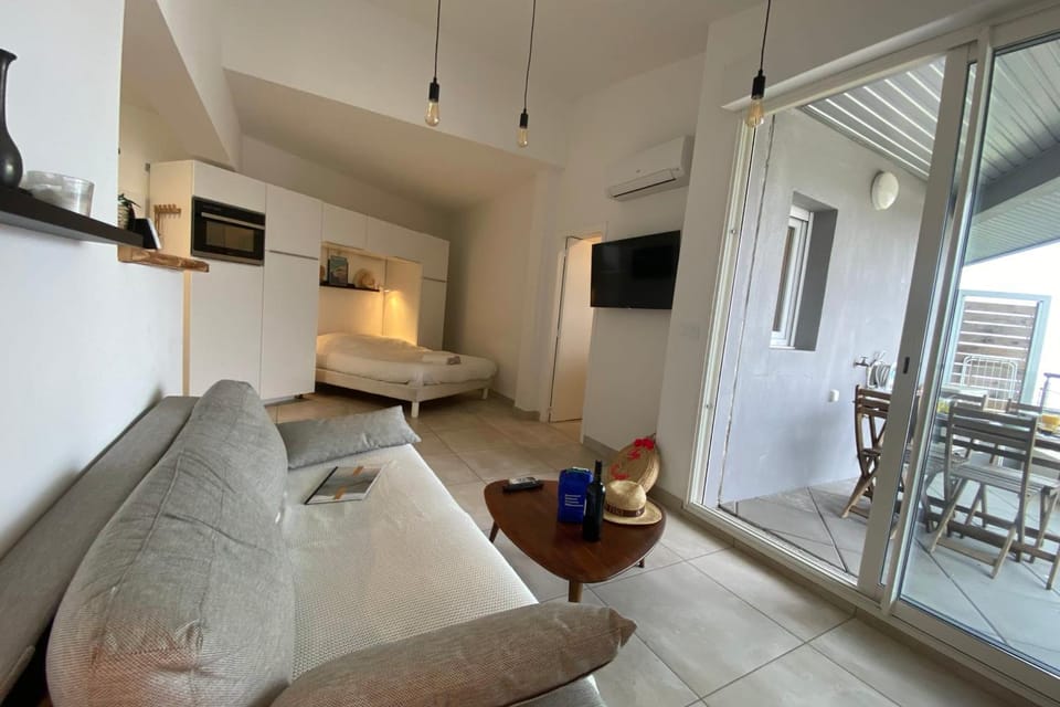 Rêves salés Appartement une chambre 4 couchages avec terrasse 17m2 plage Apartment in Le Grau-du-Roi