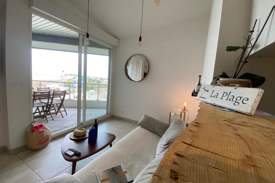 Rêves salés Appartement une chambre 4 couchages avec terrasse 17m2 plage Apartment in Le Grau-du-Roi