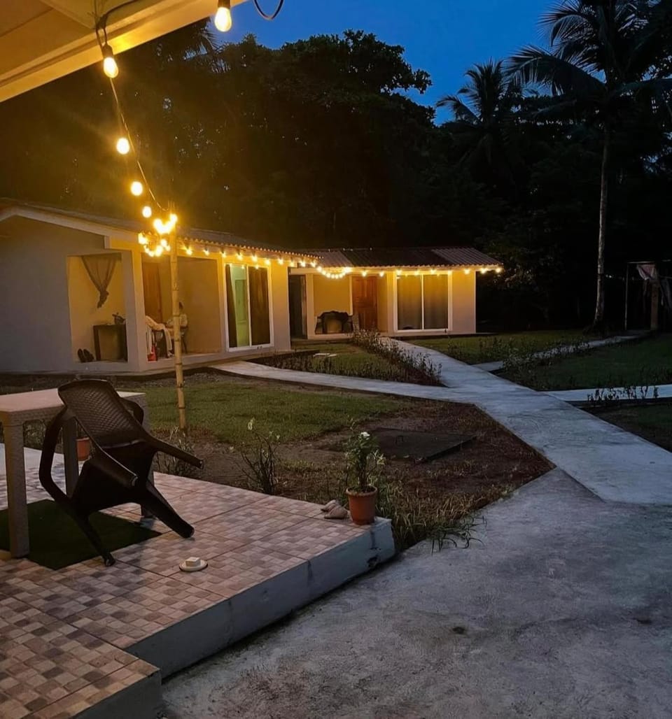 Property building, Night, Natural landscape, Garden, Garden view
