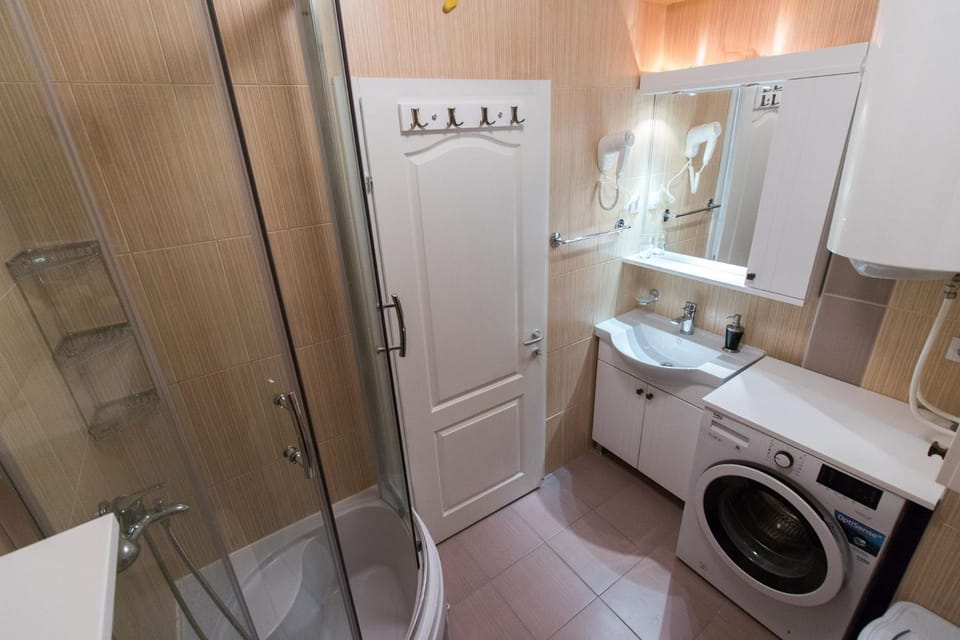 Toilet, washing machine