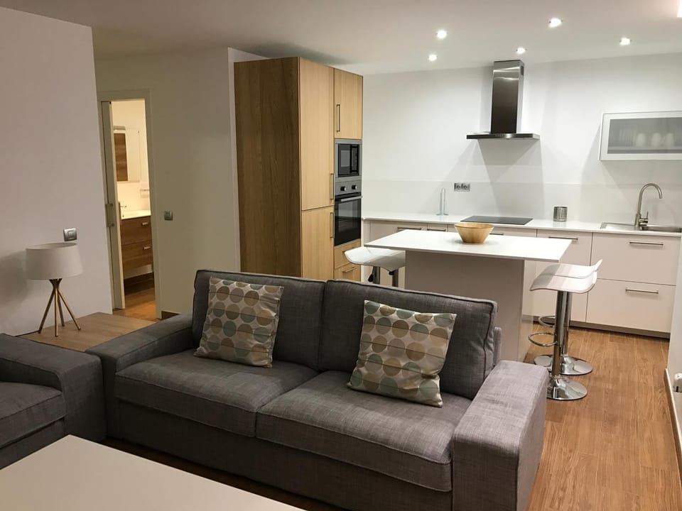Kitchen or kitchenette, Living room