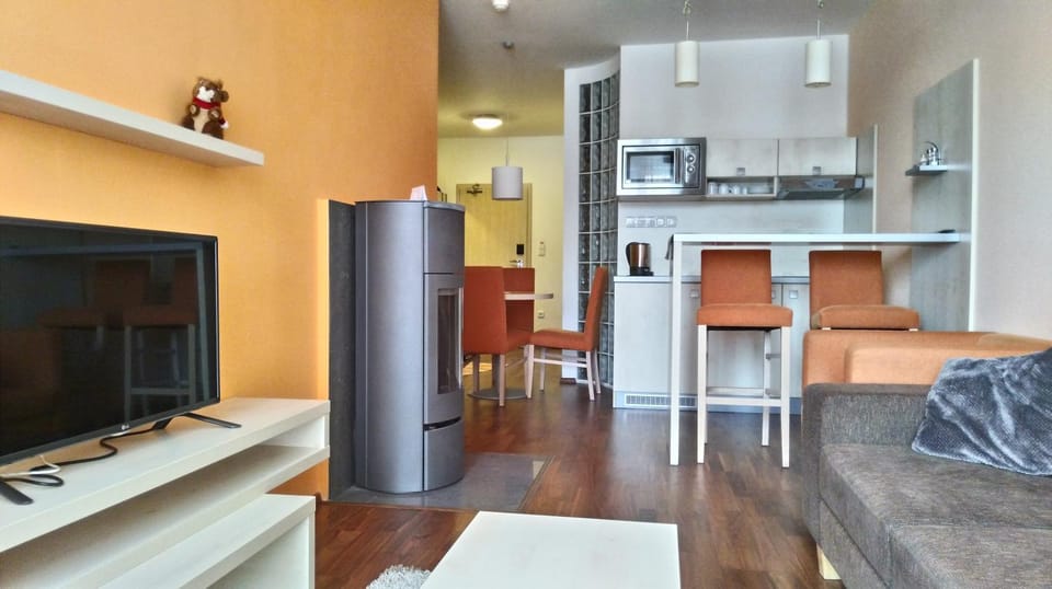TV and multimedia, Kitchen or kitchenette, Living room, Photo of the whole room, Decorative detail, On site