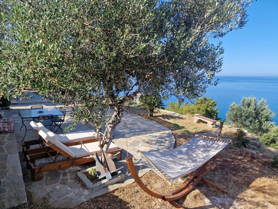Patio, Spring, Natural landscape, Summer, Seating area, Sea view, sunbed