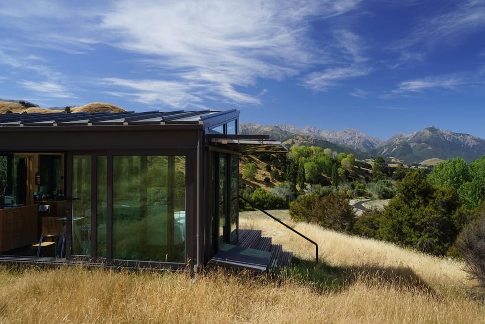 Facade/entrance, Day, Natural landscape, Summer, On site, Mountain view