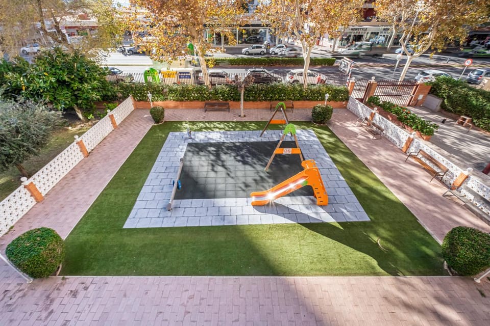 Children play ground, Garden, Garden view, Location