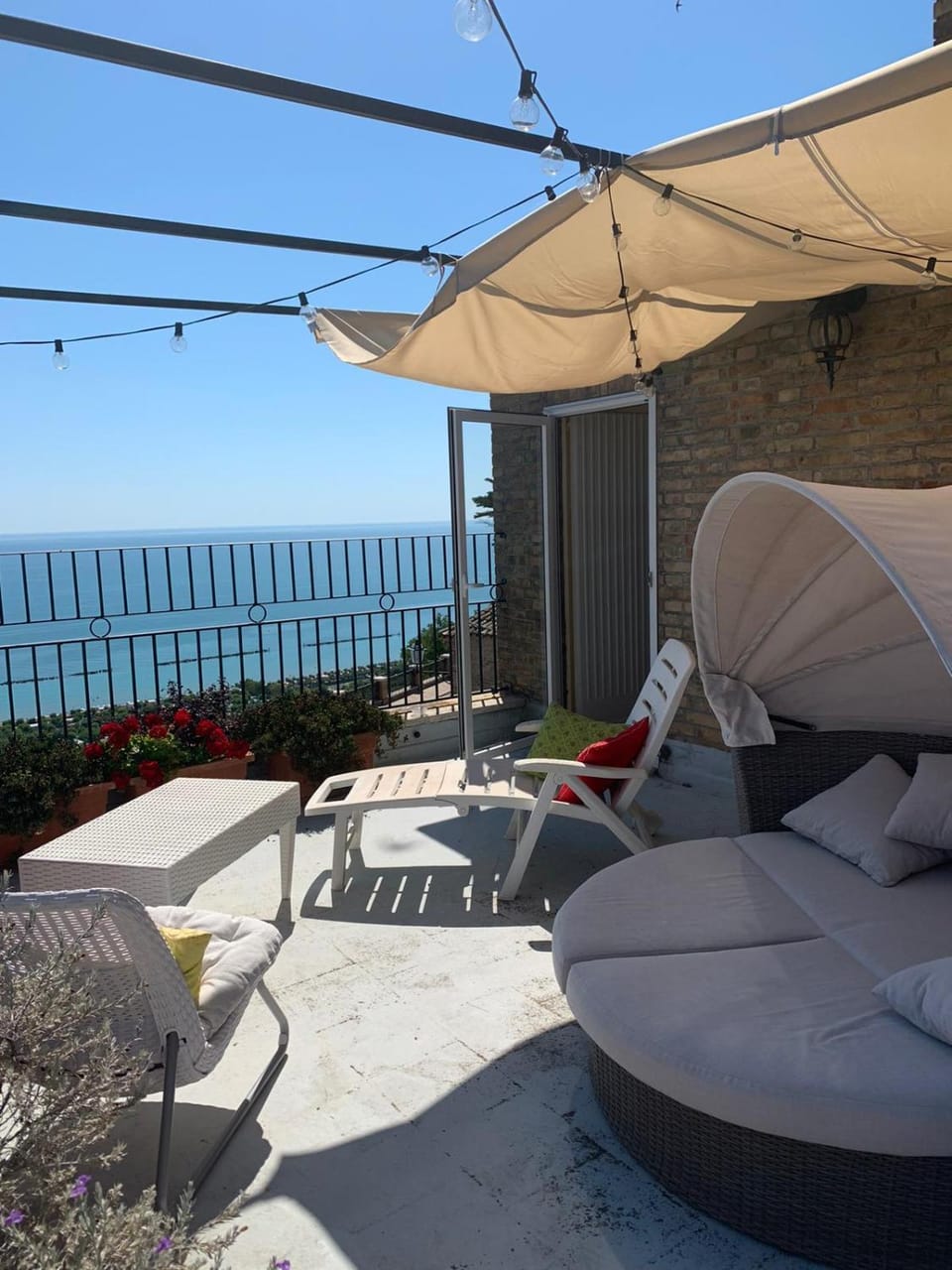 Patio, Balcony/Terrace, Sea view