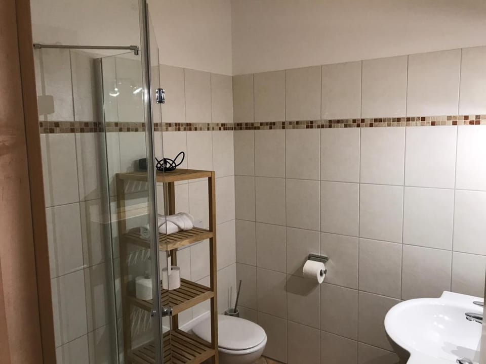 Shower, Toilet, towels