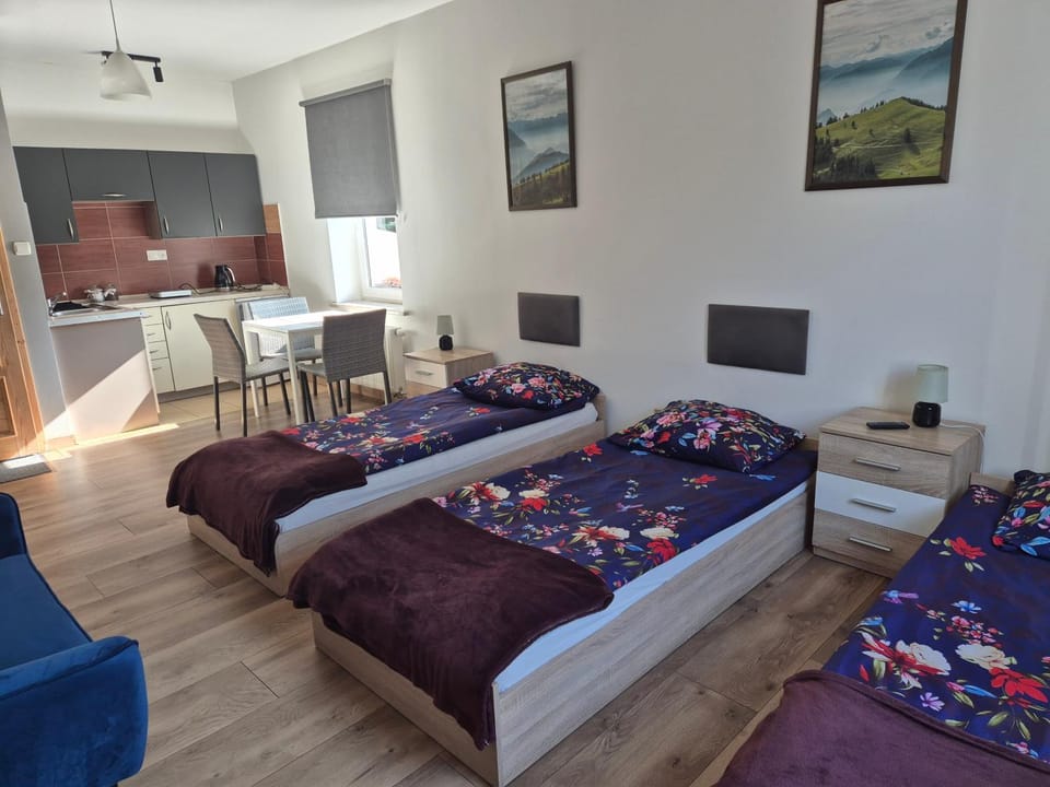 Bed, Kitchen or kitchenette, Bedroom