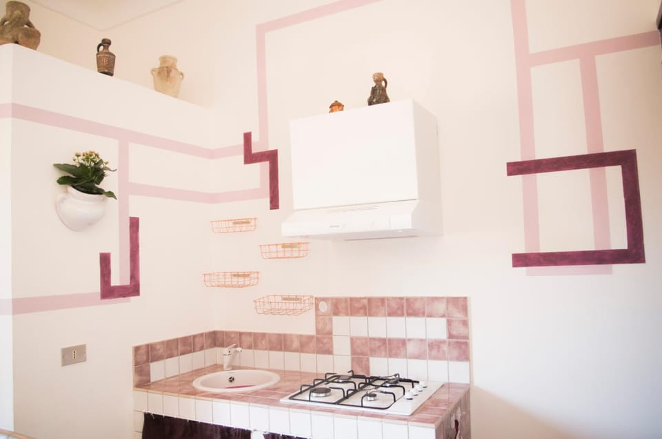Kitchen or kitchenette, Living room, Dining area