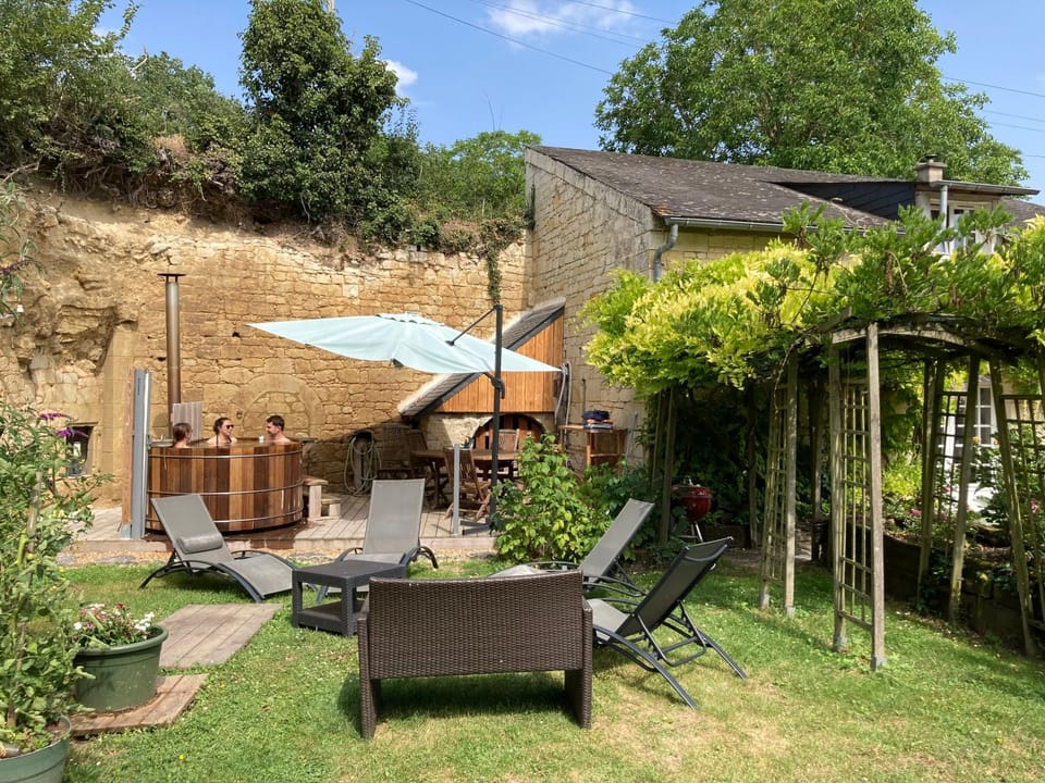 Patio, Garden, Garden view, Open Air Bath, sunbed