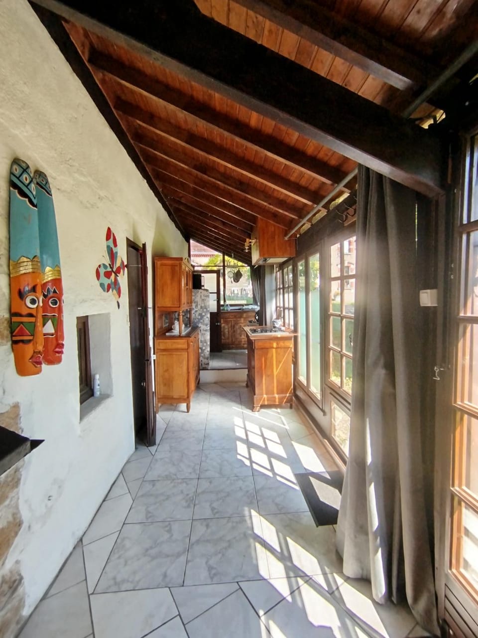 Property building, kitchen