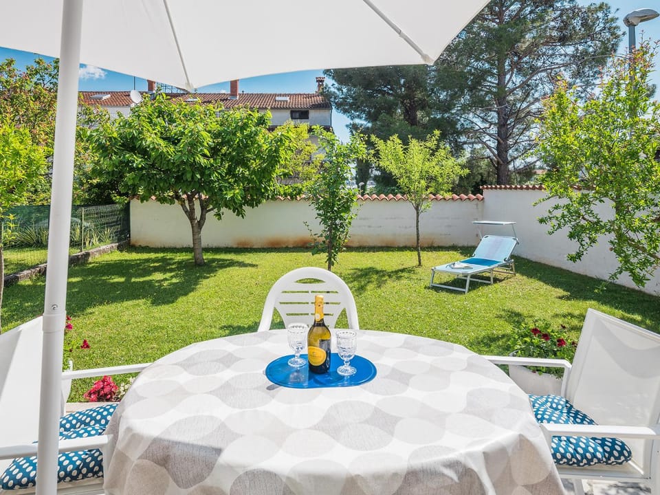 Patio, Garden, Garden view, sunbed