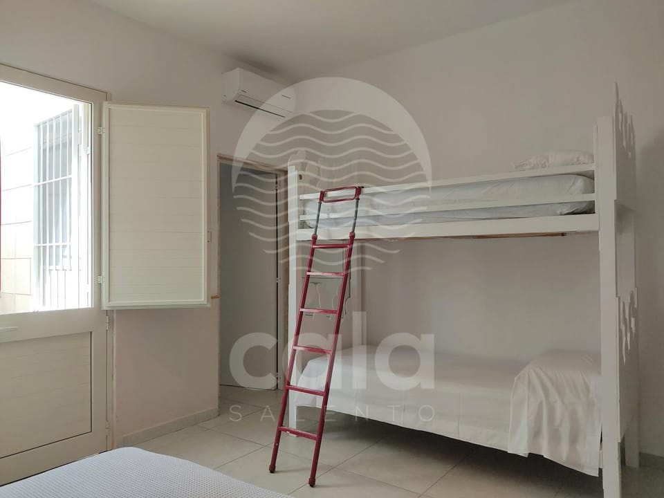 Bed, Bedroom, bunk bed, air conditioner