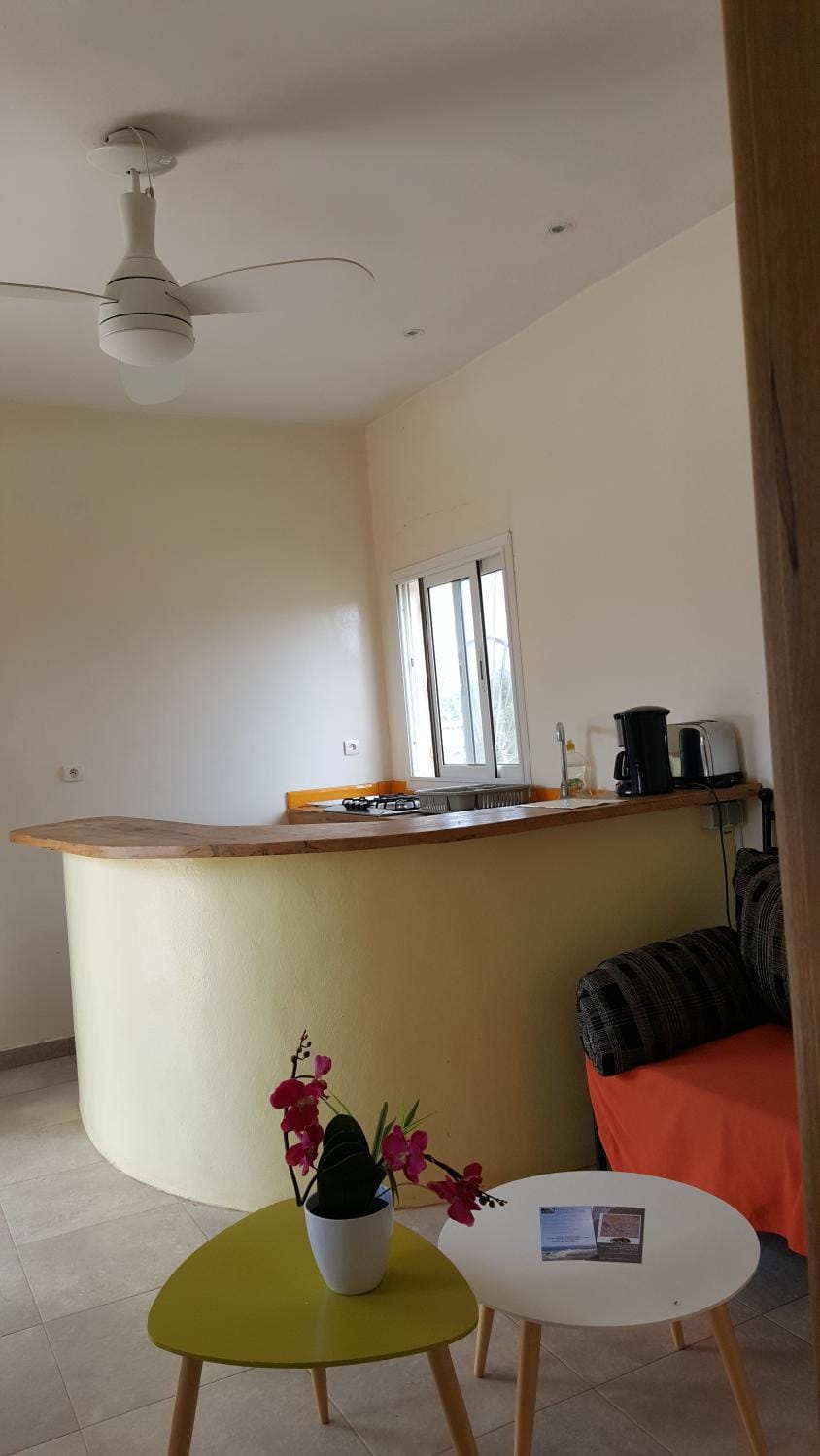 Kitchen or kitchenette, Living room, Dining area