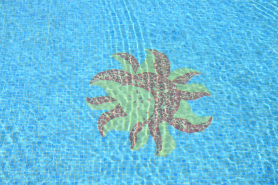 Decorative detail, Pool view