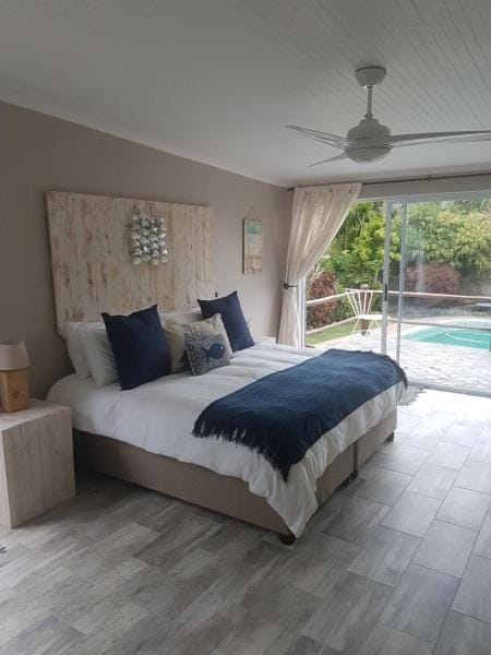 Patio, Bed, Bedroom, Pool view