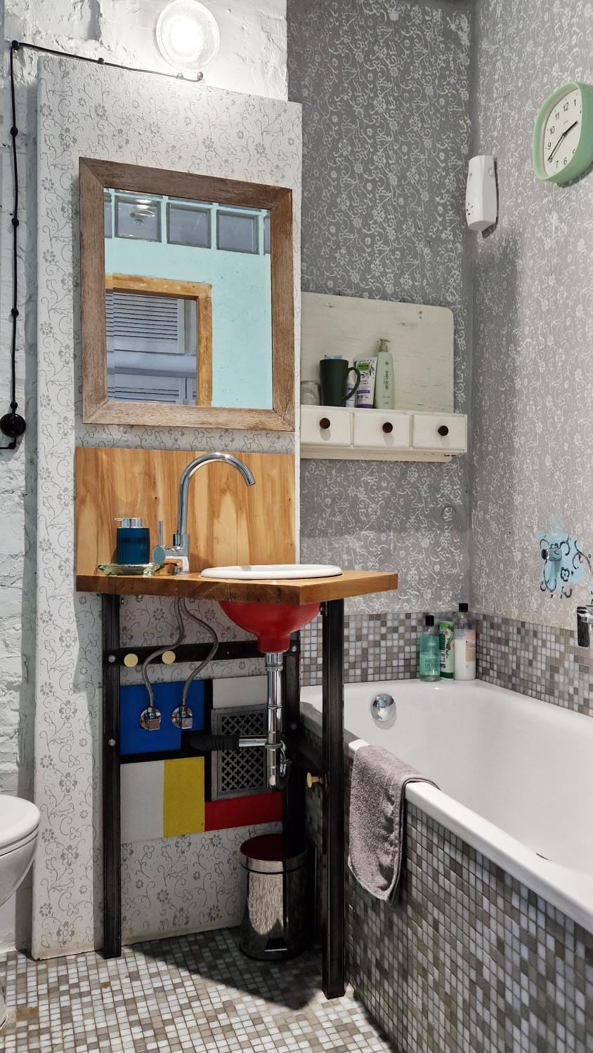Bathroom, Bath, towels