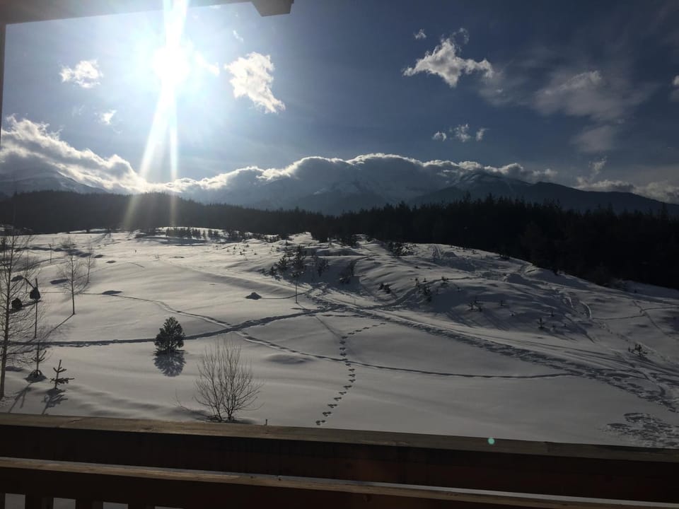 Day, Natural landscape, Winter, Mountain view