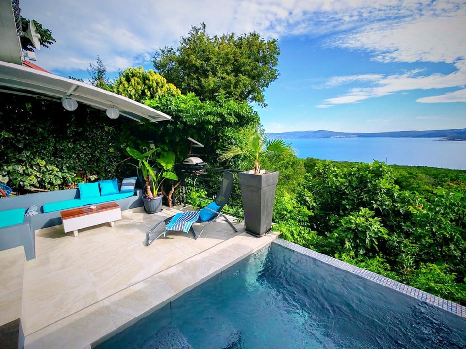 Art Gallery House with a small relaxing pool House in Crikvenica