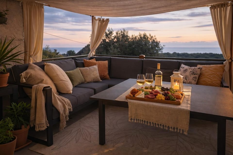 Balcony/Terrace, Dining area, Sea view