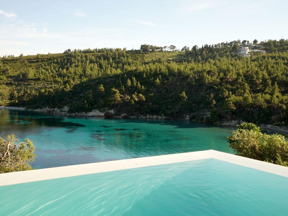 Property building, Spring, Pool view, Sea view