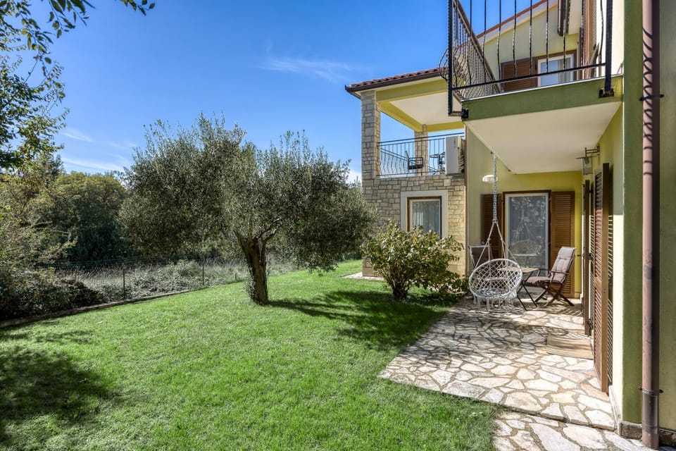 Property building, Patio, Natural landscape, Garden, View (from property/room)