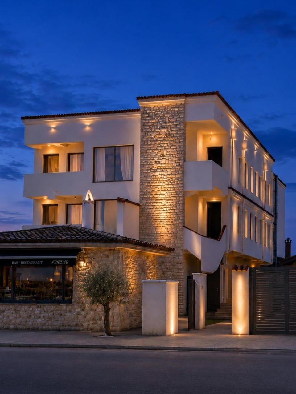 Property building, Night