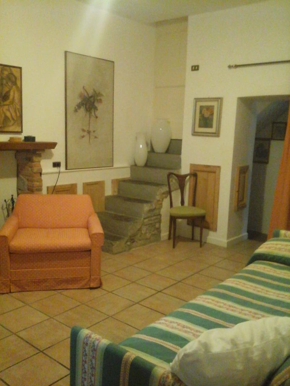 Bed, Living room, Bedroom