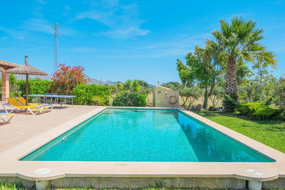 Property building, Living room, Swimming pool