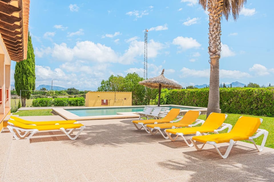Property building, Living room, Swimming pool