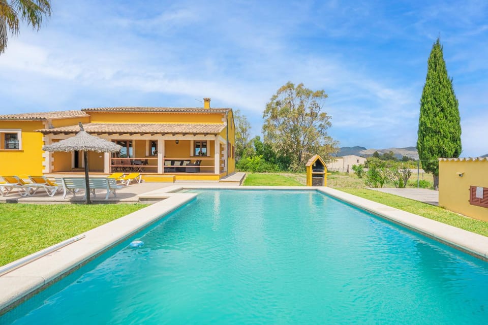 Property building, Living room, Swimming pool