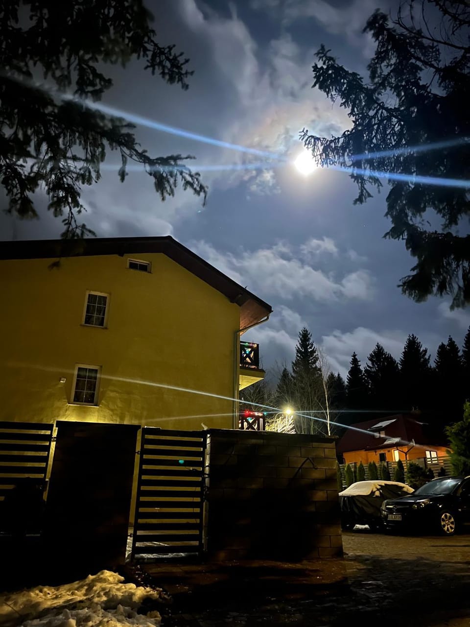 Property building, Facade/entrance, Night
