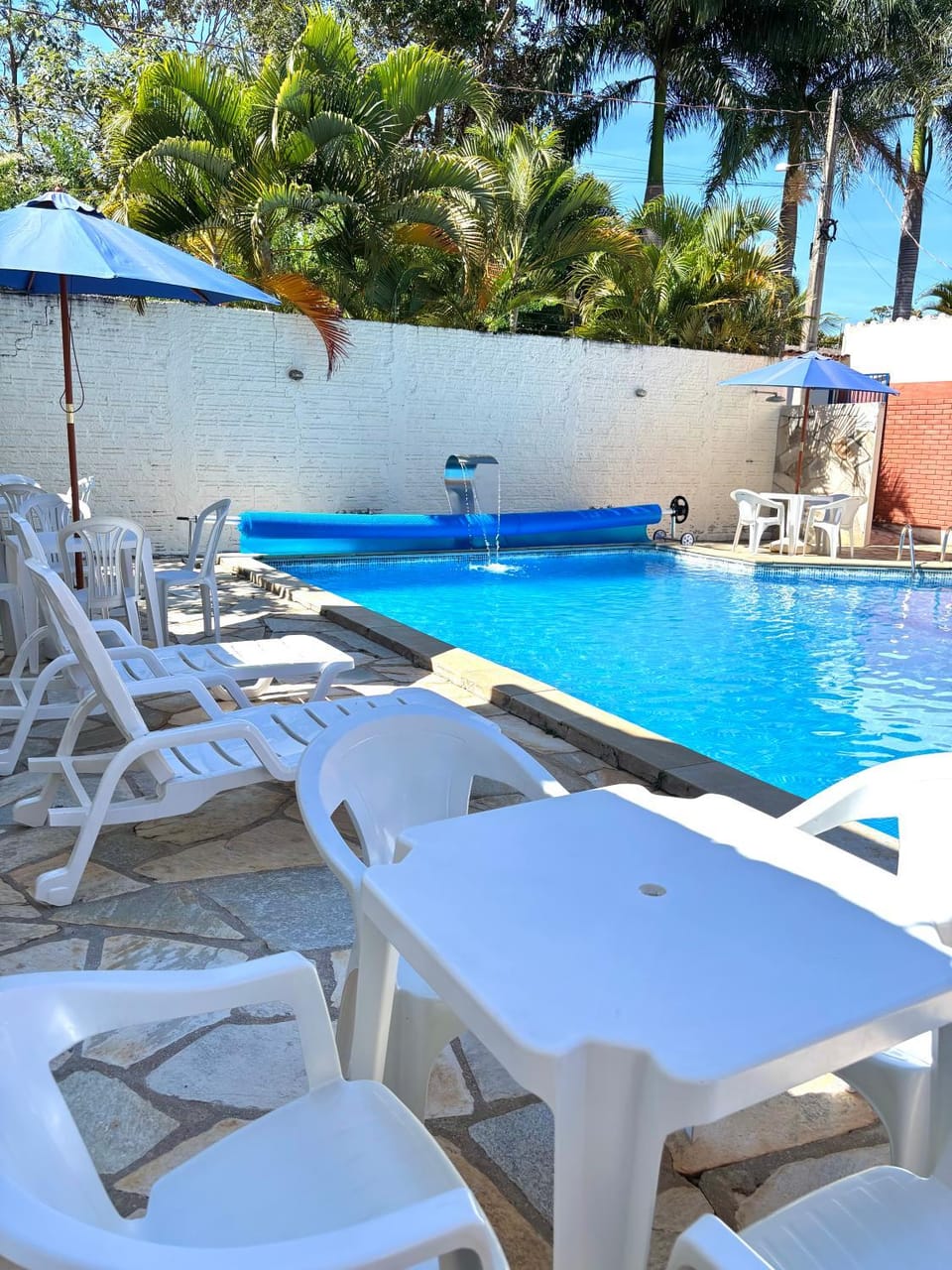 Pool view, Swimming pool, sunbed