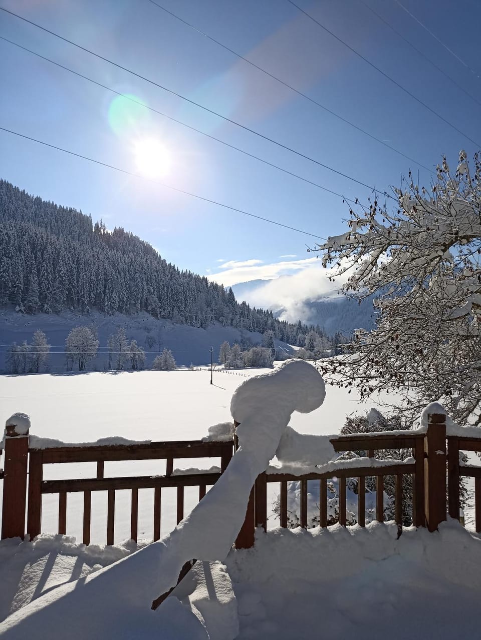 Winter, Mountain view