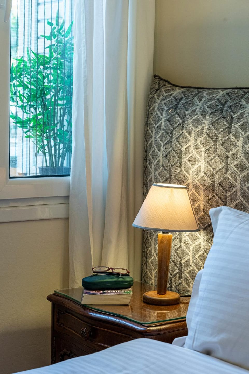 Bed, Decorative detail, Bedroom