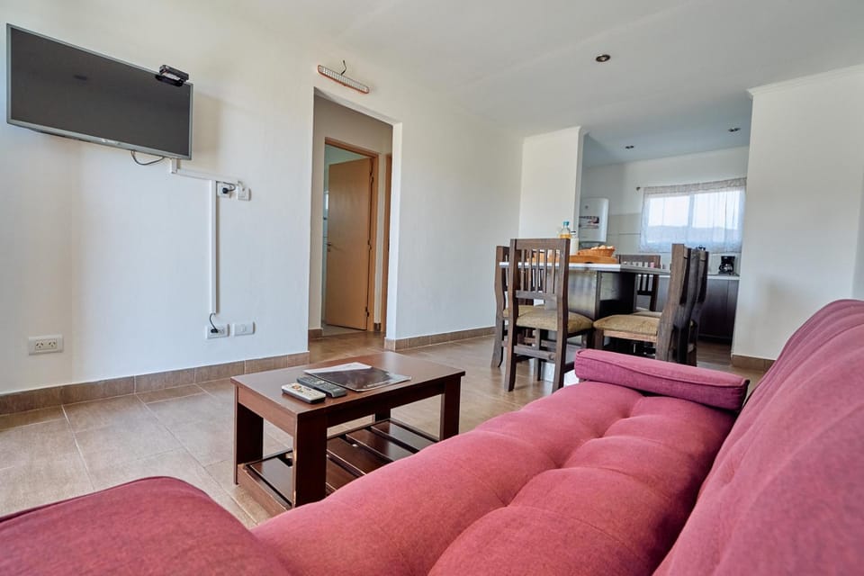 Living room, kitchen